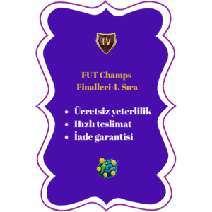 FUT Champs  Finalleri 4. Sıra